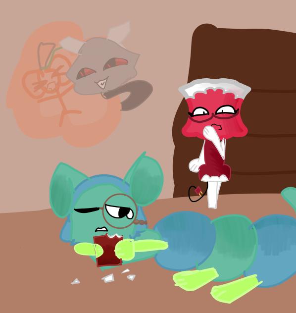 A very hungry catapiller