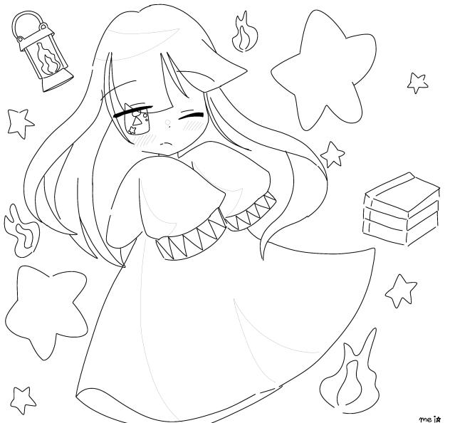 ツイスタ塗り絵