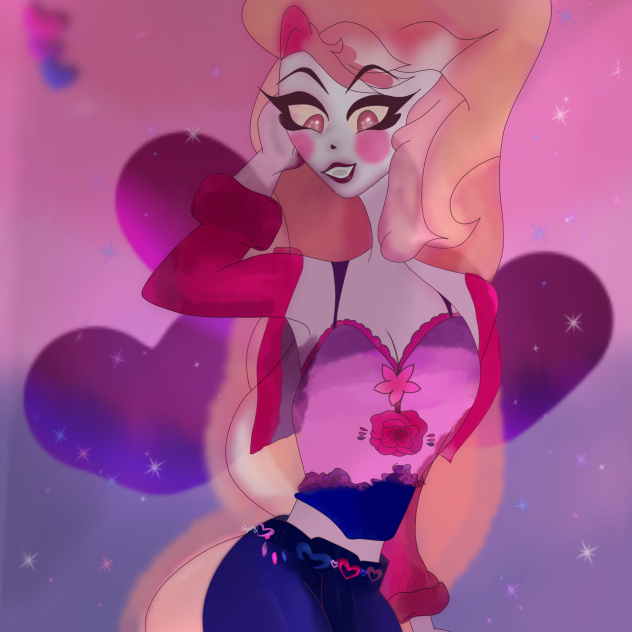 Charlie (Bisexual color scheme 🩷💜💙)