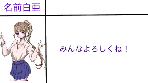 白亜の自己紹介の編集の裏側