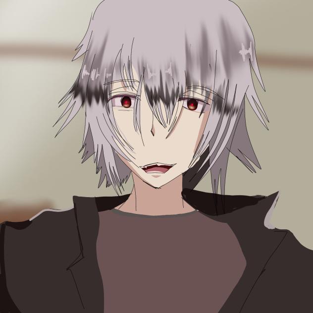 anime boy 🩶🤍🖤