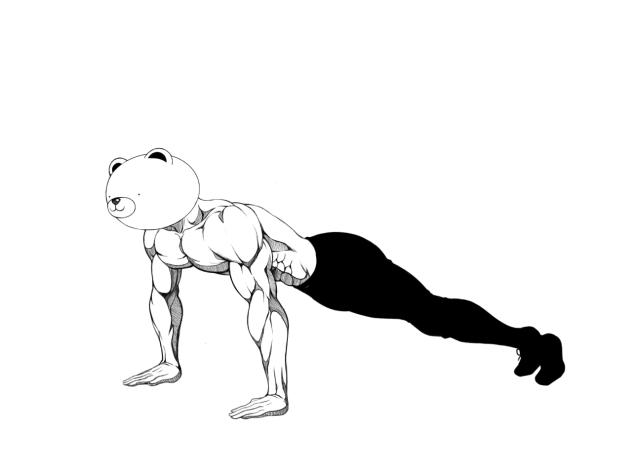 腕立て無限回　Endless push up