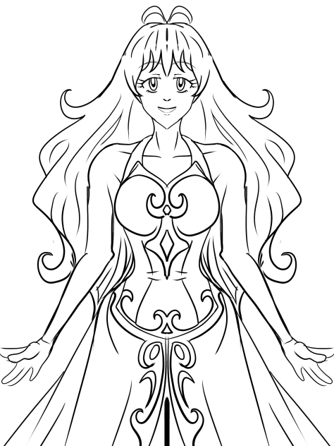 Decorative gown