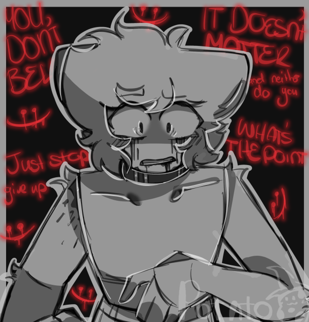 He