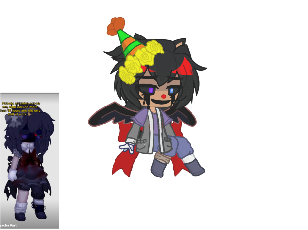 He got scooped by Circus baby