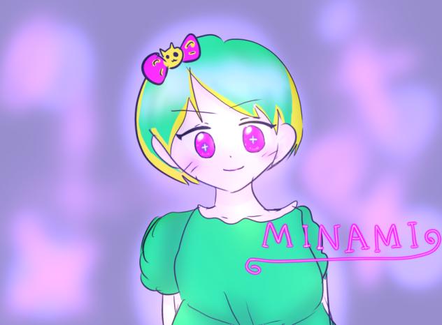 落書きミナミちゃん擬人化