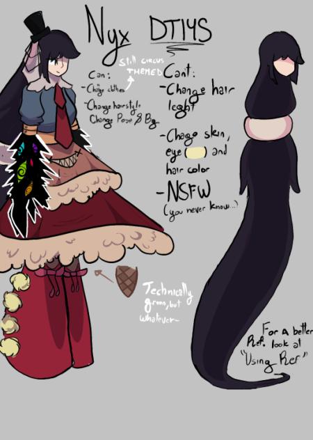 Nyx DTIYS (100 artwork yippee)