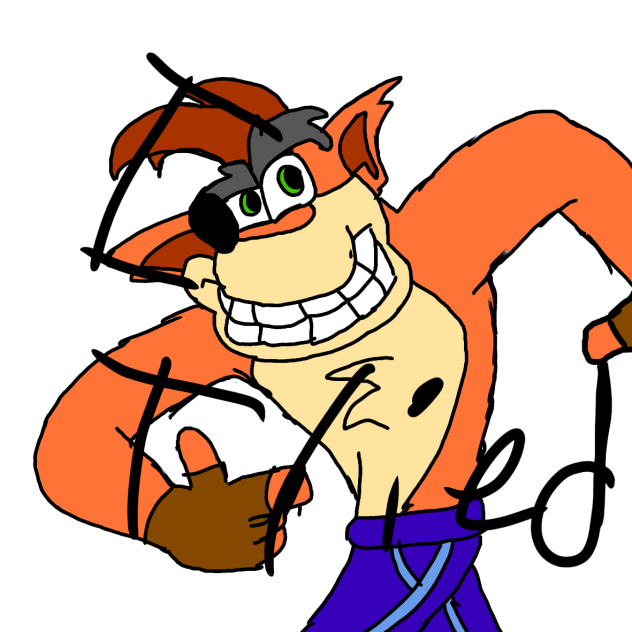 Crash Bandicoot SpeedPaint (a bad one)
