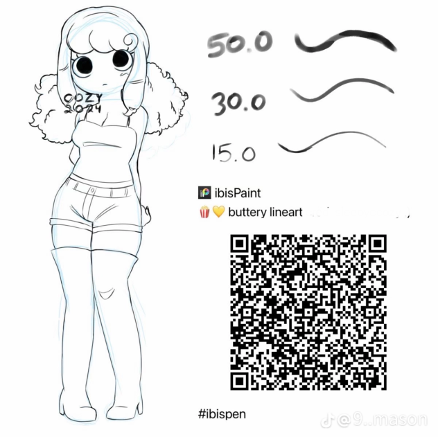 Buttery line art