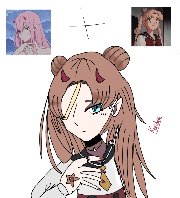 La de zero two + la sailor moon