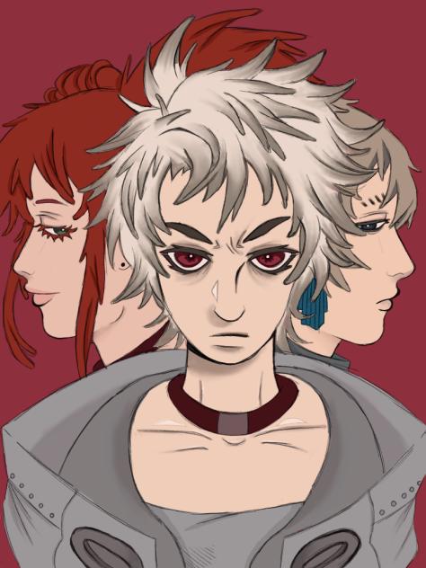 Rudo Riyo Gachiakuta - Rudo, Riyo, and Zanka - ibisPaint