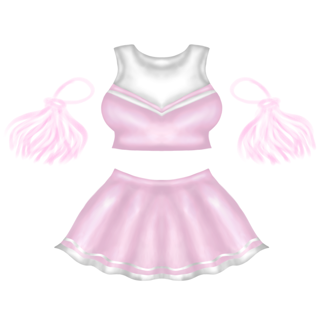 Pink  Cheerleader's outfit