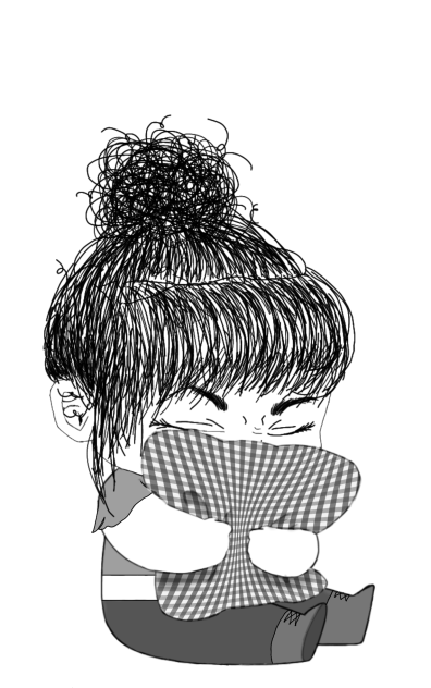 cute black & white oc
