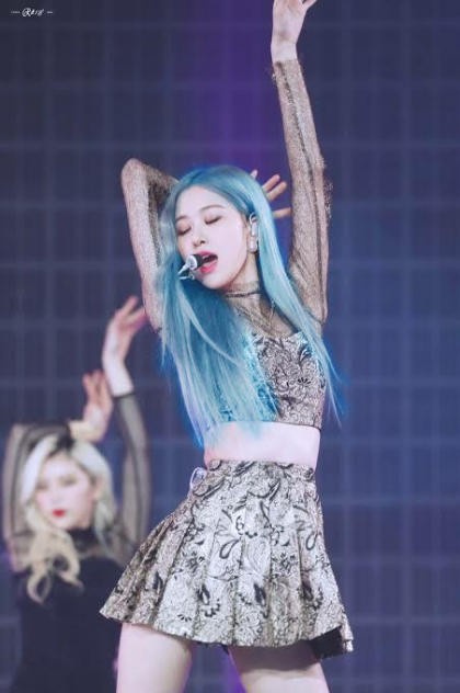rose  blackpink hair transformation