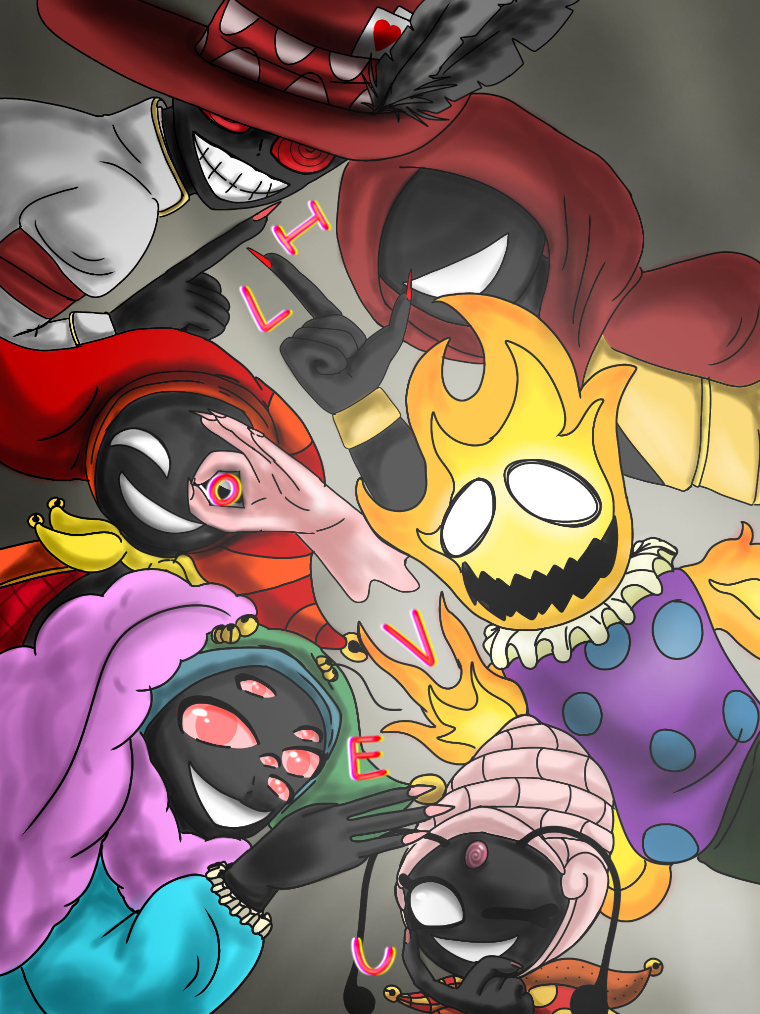 my little circus group - ibisPaint