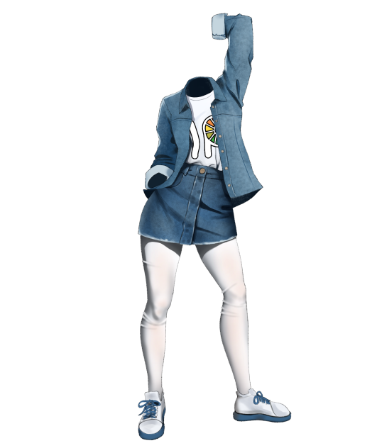 Jean's Jacket and Skirt