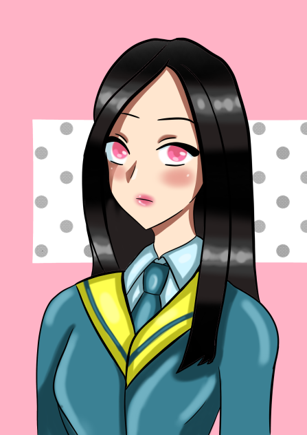 Anime School Girl - ibisPaint