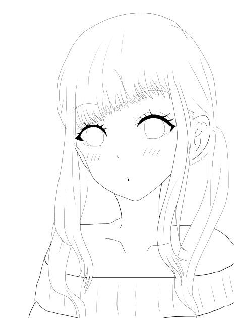 ⅡアシメⅡ線画