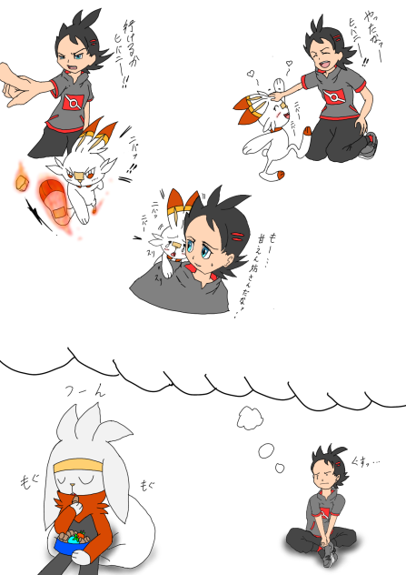 ポケモン　ゴウとラビフット4