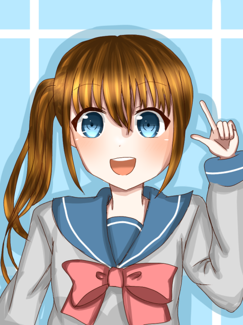 女の子。