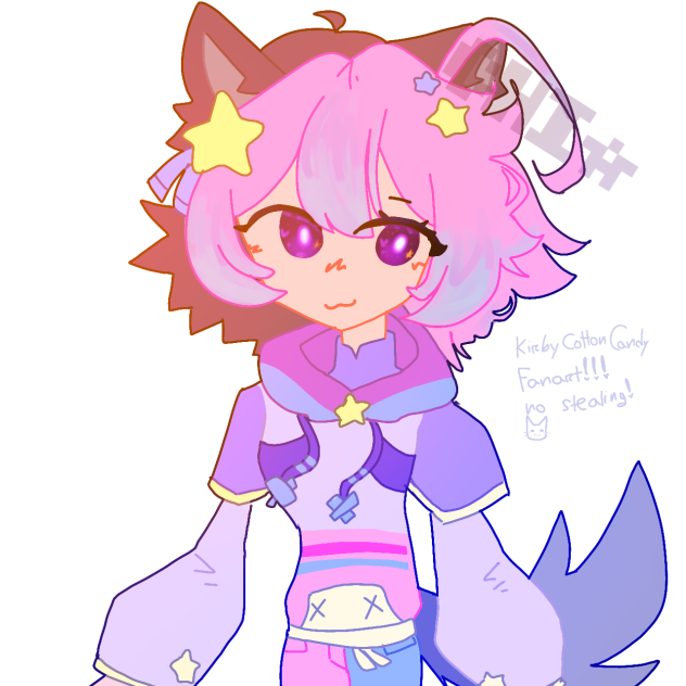 KirbyCottonCandy Fanart!!