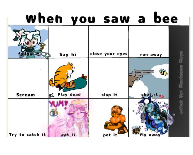 When you see a bee collab