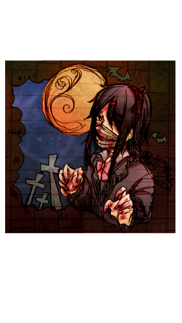 ハロウィンの口裂け娘