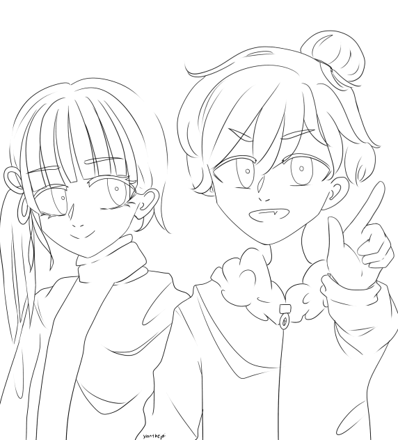 Snow Day (Lineart) - ibisPaint