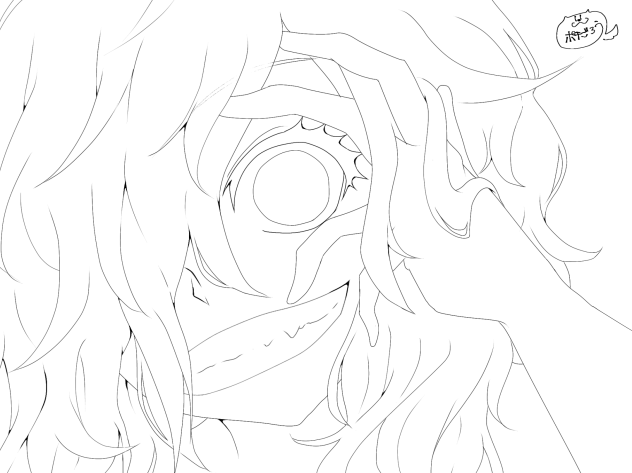 サイコパス　線画