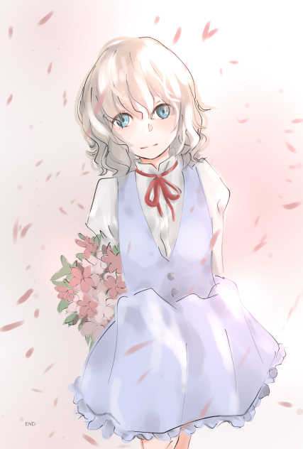 花束を