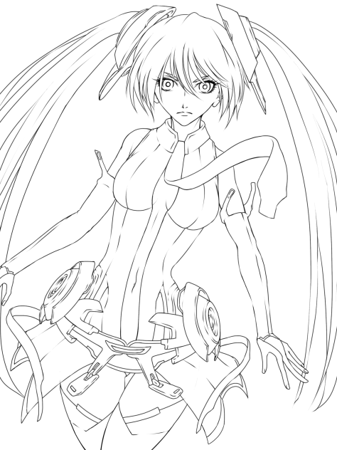 アペンドっぽい塗り絵！！