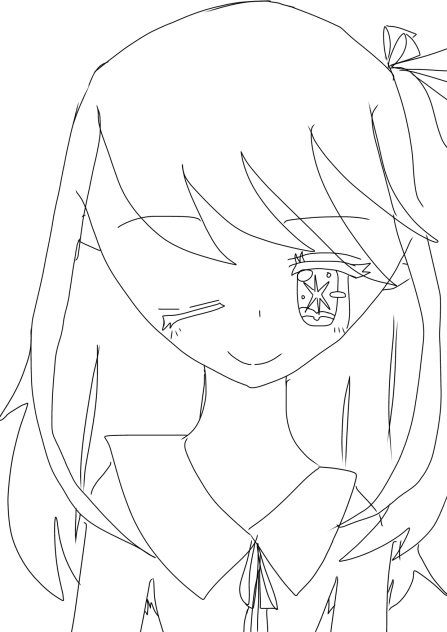 星野　瑠美衣　線画