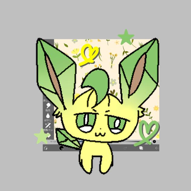 無題187飛び出しリーフィア