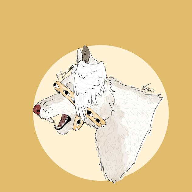 angelical wolf (redraw)