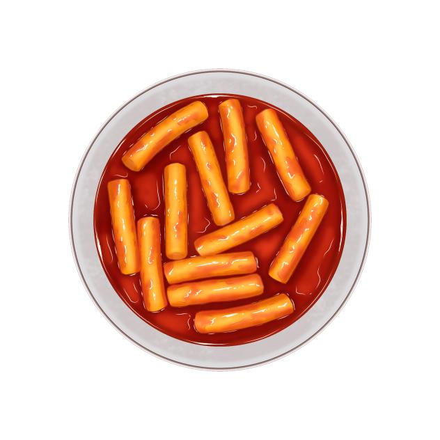 Korean snacks Tteokbokki