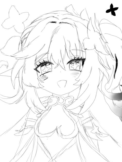画像見ながら描いたので凄くない(ヾﾉ･∀･`)ﾅｲﾅｲ