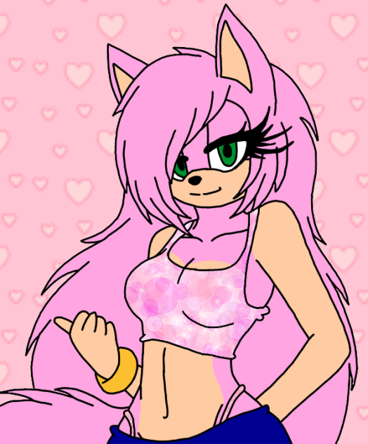 Amy The Sweet Adorable Hedgie (Wallpaper