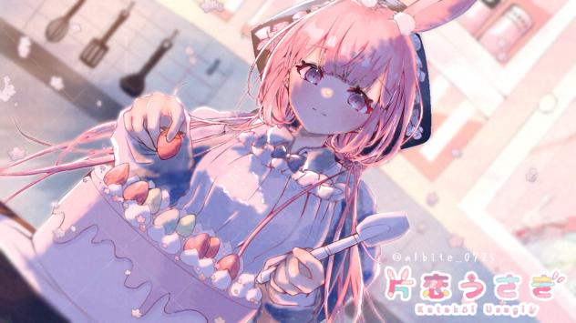 ケーキ版 うさぎ様　サムネご依頼絵