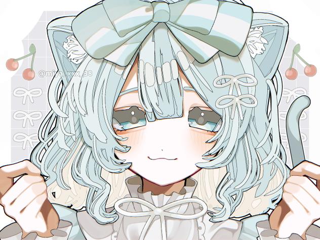 水色ねこちゃん🐈🍒