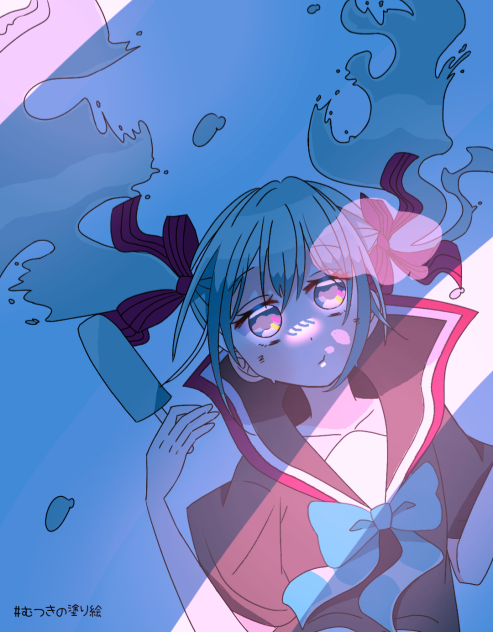 むつきの塗り絵やりました！