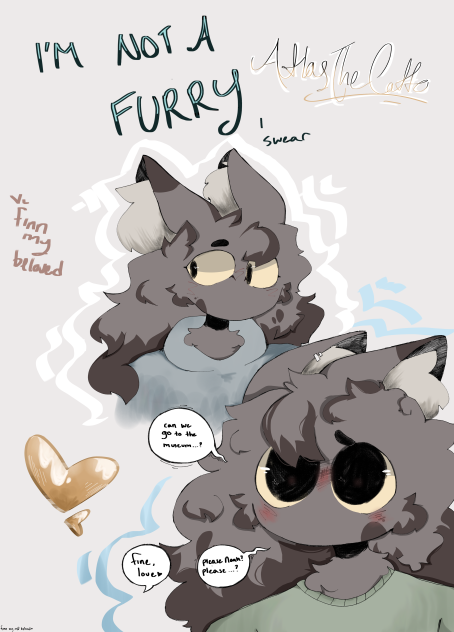 lil silly cat man doodles