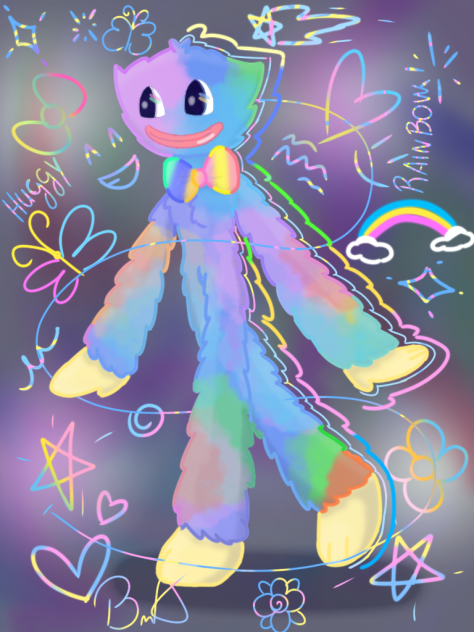 huggy rainbow