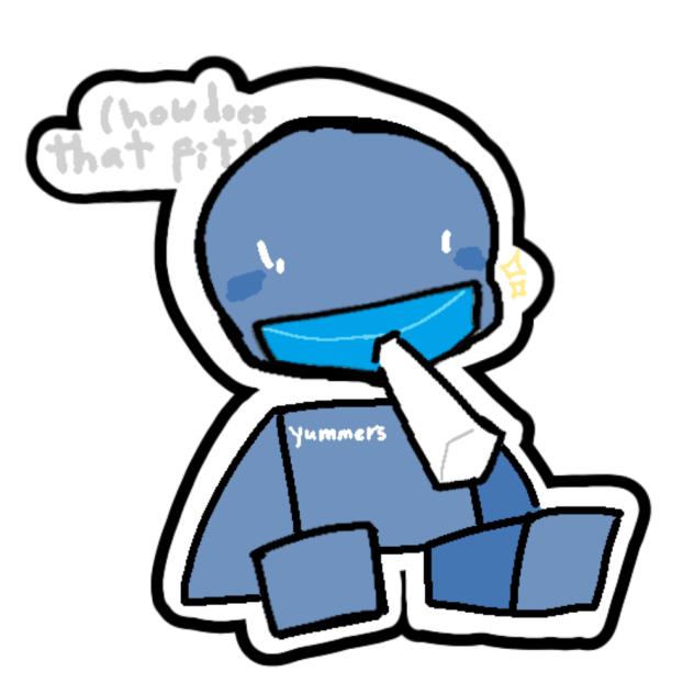 bluu sticker 4 frees !1!11!!