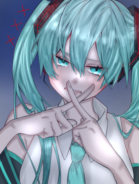 フリー線画塗ってみた！2