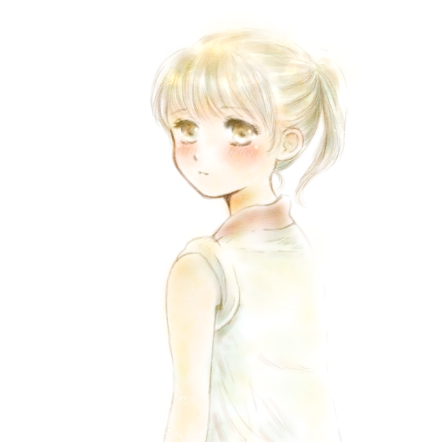腕まくり女子。