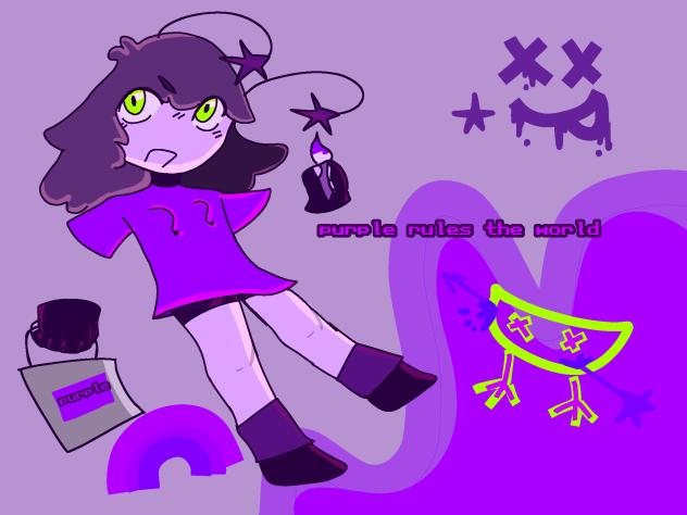 PURPLE RULES THE WORLD 💜🍇🌌💷🔮