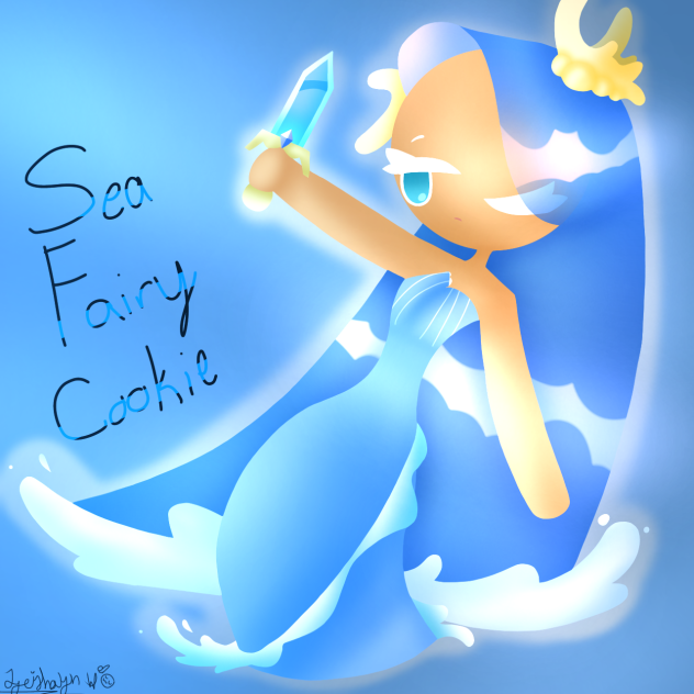 Sea fairy cookie 🌊 🧚‍♂️