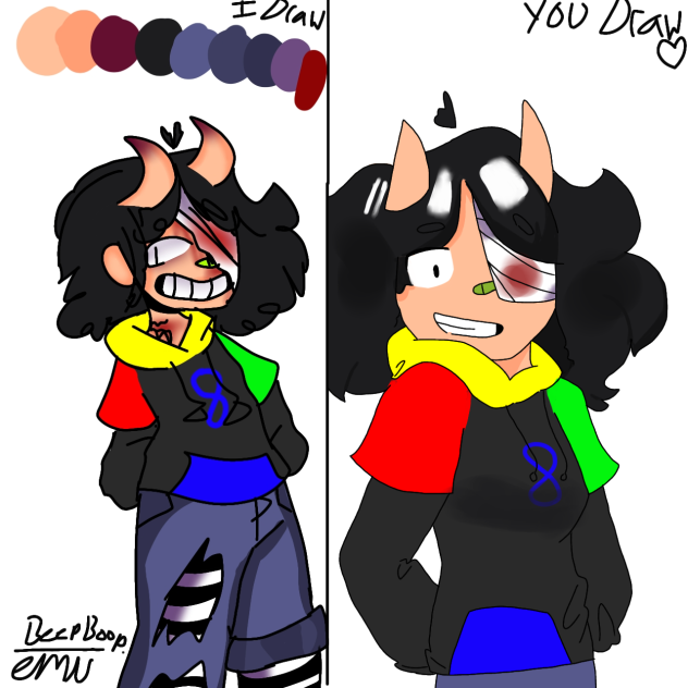 i draw u draw with AAAAAAA