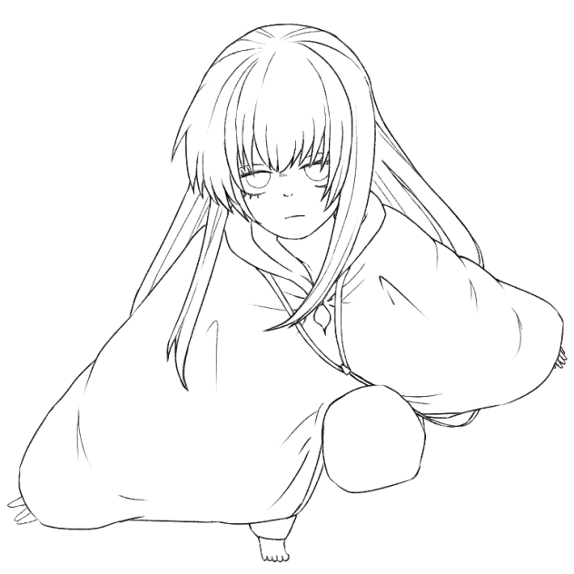 エルキドゥ線画