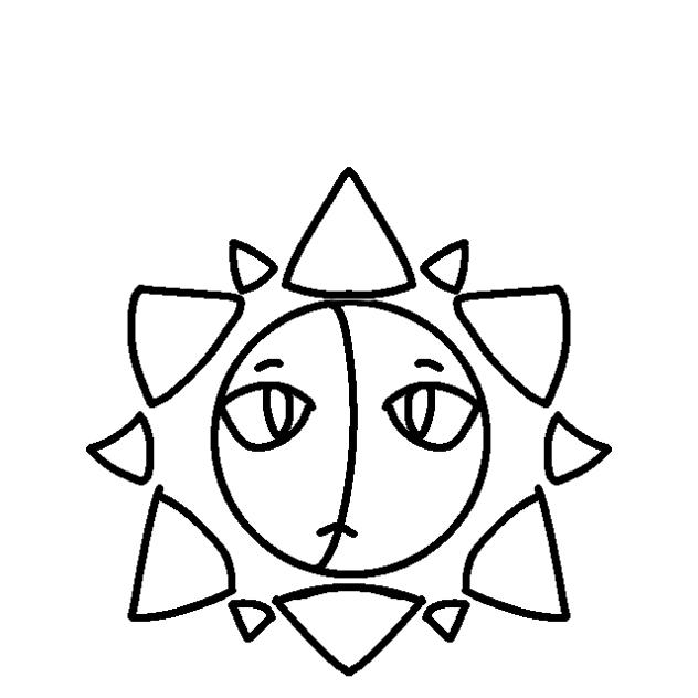 Sun and moon